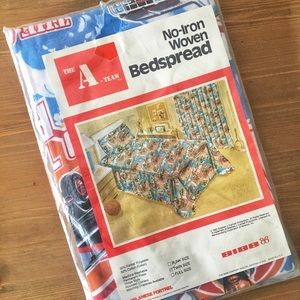 Vintage A-Team bedspread